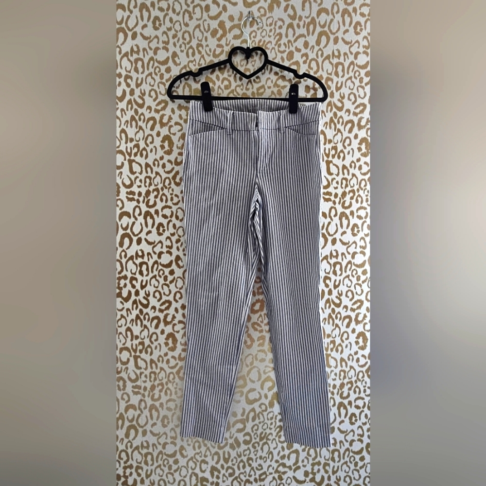 Pixie High Rise Pant - Blue/White